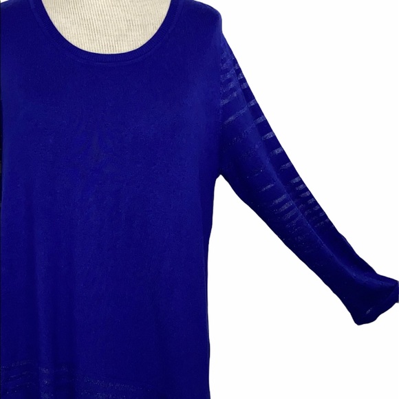 Peck&Peck asymmetrical hem Sweater M - Picture 3 of 10